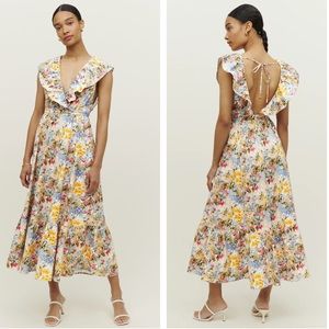 NWT Reformation Reina Countryside Dress Size 8